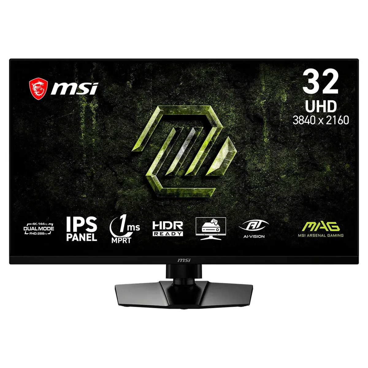 Monitor Gamer 4k 32 Msi Mag 321upd E14 Ips Uhd 3840x2160 144hz Dual Mode 1ms Adaptive Sync