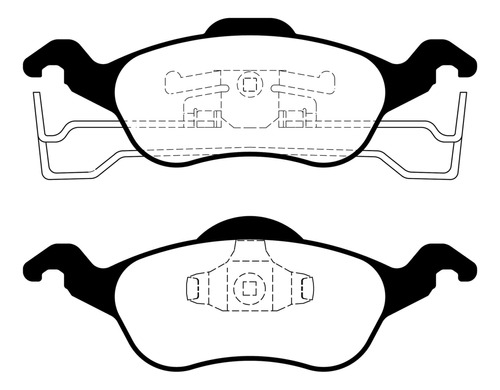 Pastillas De Freno Para Ford Focus 4p/5p 0 2.0 16v 99/18 Lit