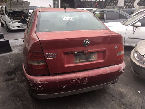Sucata Polo Sedan Clas. 1.8 Mi 00/01 Para Retirada De Peças