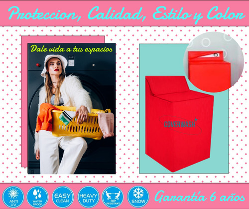 Cubre Secadora Impermeable Carg Frontal Panel 18-25kg Mabe