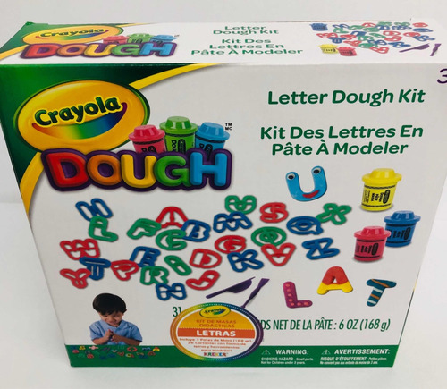 Crayola Set De Masas Grande Con Letras Plasticas Kreker