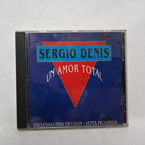 Sergio Denis - Un Amor Total Cd Single Promo Impecable