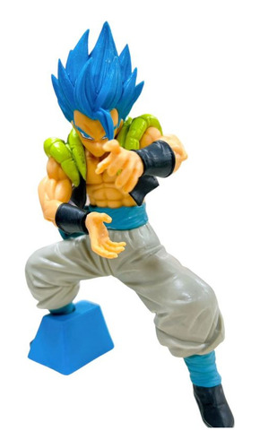 Figura Dragon Ball Z Gogeta Super Saiyayin Blue Base Cuña