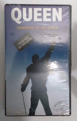 Imagem 1 de 2 de Queen Champions Of The World 1995 Vhs Lacrada Cp