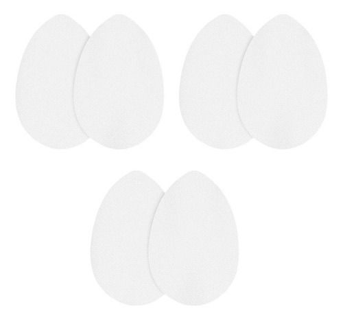 Almohadillas Antideslizantes Para Protectores Adhesivos Color Blanco Talla 65x90mm