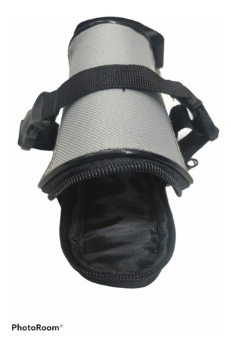 Imagem 2 de 3 de Bolsa De Selim Bicycle Cinza/preto
