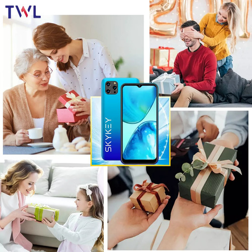 Twl Novi Teléfono 2gb Ram+16gb Facial Dual Sim Rojo