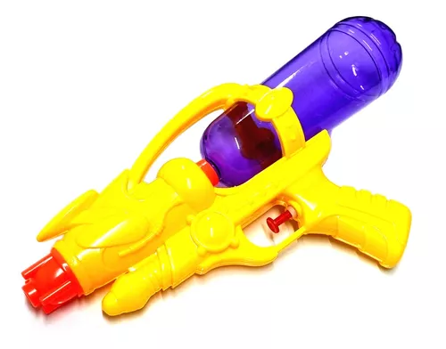 Kit 3 Pistola Arminha Water Gun Lança Água Brinquedo 23cm