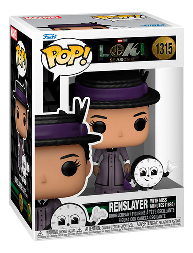 Funko Pop! & Buddy Marvel: Loki - Renslayer Con Miss Minutes