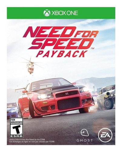 Need for Speed Payback PS4 Físico  Payback Standard Edition Electronic Arts Xbox One Digital