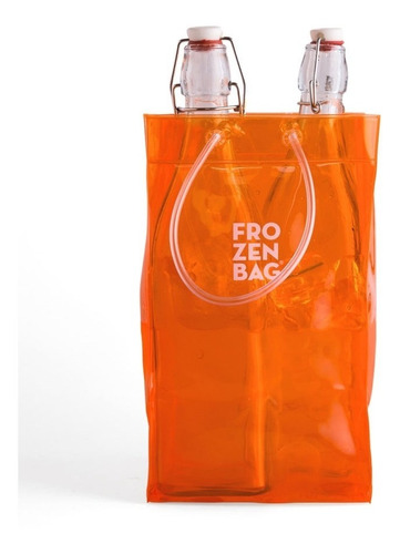 Frapera Enfriadora Plegable Xl Para 2 Botellas Frozen Bag
