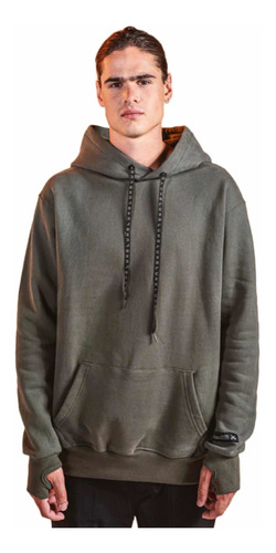 Buzo Hoodie Oversize Conjuro Militar Luxo Unisex Habitu 