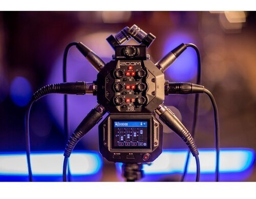 Imagem 9 de 10 de Zoom Gravador De Áudio H8 Handy Recorder 8 Entradas