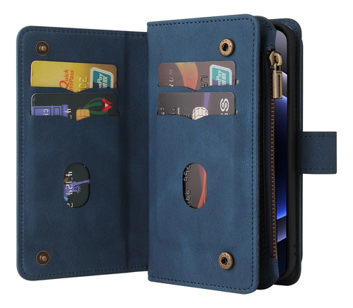 Compatível Com iPhone 12 Mini, Capa De Couro Com Fecho Magné