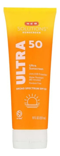 Bloqueador Solar Ultra Sunscreen Spf 50 H-e-b 89ml Importado