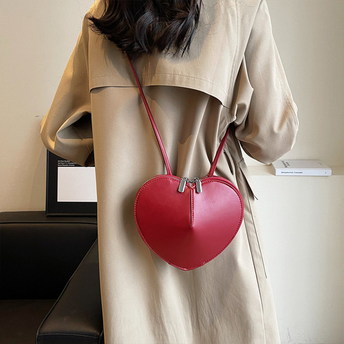 Yi Bolso Bandolera Con Forma De Corazón De Poliuretano For