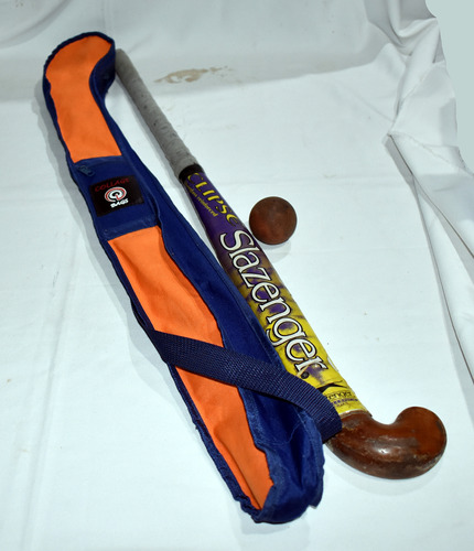 Palo De Hockey Slazenger De Madera Con Funda Usado