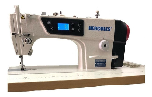 Imagen 1 de 1 de Máquina de coser industrial recta Hércules HE1000A blanca 110V
