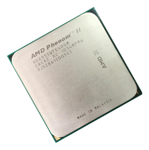 Procesador AMD Phenom II X4 955 HDX955WFK4DGM de 4 núcleos y 3.2GHz de frecuencia