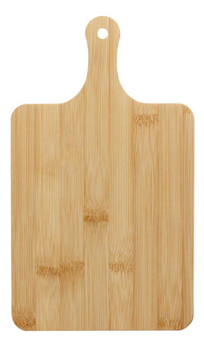 Tábua Petisqueira Para Servir Com Cabo 29cm X 17cm X 1cm Bam Bege