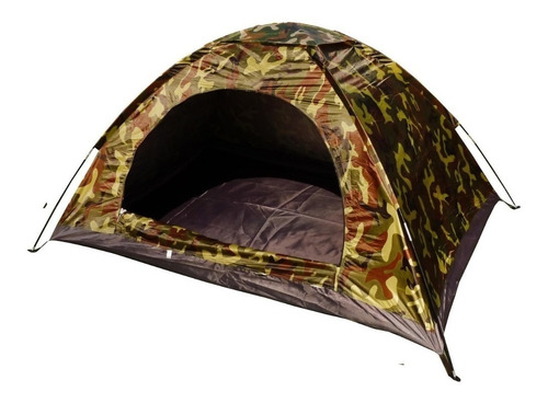 Carpa Igloo 2 Personas Camuflada Trekking Camping Mochilero Color Camuflado