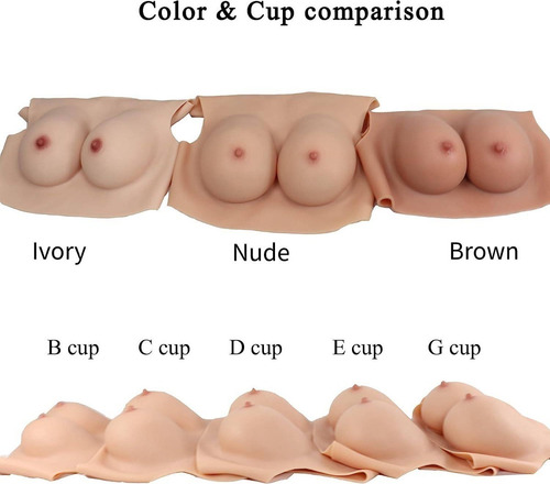 Formas De Pecho Travestis Placa De Silicona Tetas Falsas