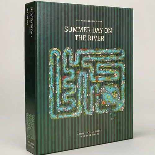 Juego De Rompecabezas Summer Day On The River Maze Puzzle To
