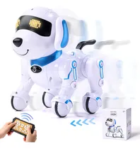 Comprar Perro Robot De Control Remoto Juguete Inteligente Medoosi Blanco