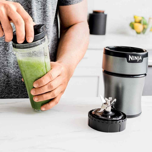 Extractor De Nutrientes Ninja Nutri Blender Bn300 2 Vasos Gris