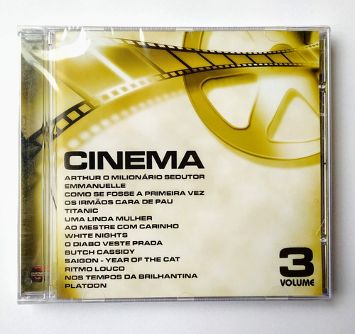 Cd Cinema Volume 3 - Músicas De Filme
