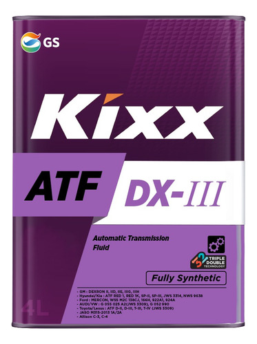  Aceite Transmisión Autom. Dexron Iii Kixx Atf Dx-iii, 4l/2p