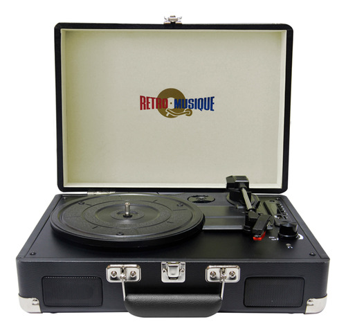 Tocadiscos Bandeja De Vinilo Retro Musique Kxrm19 Bt Fm