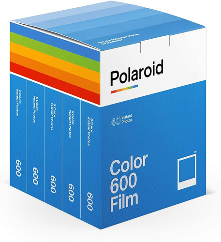 Pack De 5 (40 Fotos) Films Polaroid Color 600 