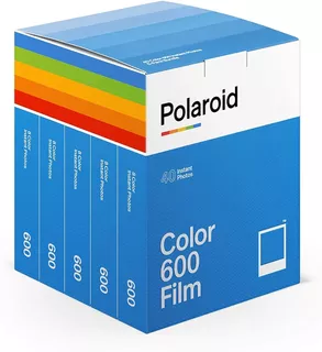 Pack De 5 (40 Fotos) Films Polaroid Color 600