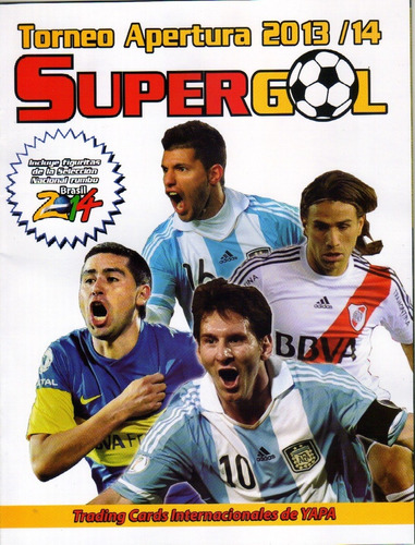 Album Figuritas Futbol 2013 /14 Supergol Completo! Messi Mwj