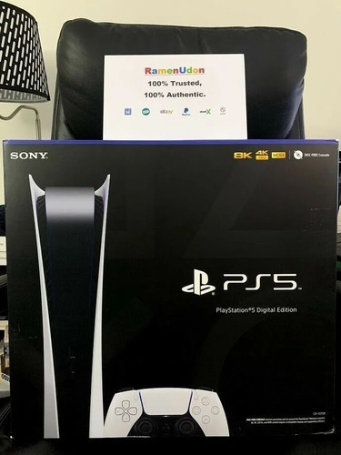 Imagen 1 de 3 de Auténtica Sony Ps5 Playstation 5 Digital Discless Edition