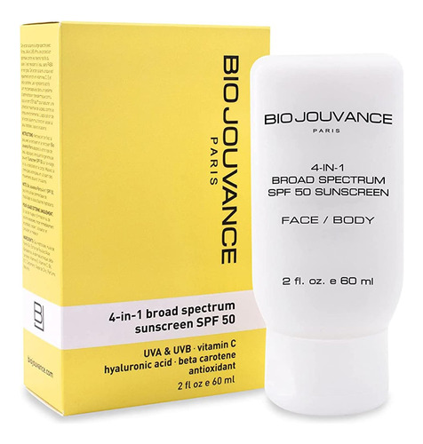 Bio Jouvance - Protector Solar 4 En 1 Spf 50 2 Oz / 2.0 Fl .