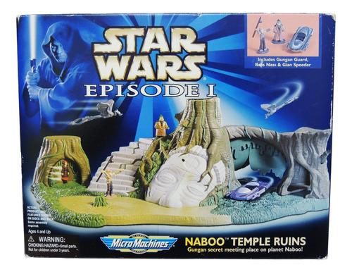 Star Wars Micro Machines Playset Templo De Naboo En Ruinas!