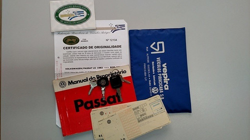 Vw Passat 1.6 Ls / 82-1982 Placa Preta Raríssimo