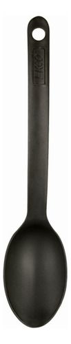 Ekco 43810 Cuchara Lisa Hecha De Nylon, Negro