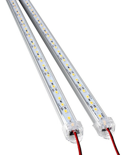 Barra Led Tira De Luz Rígida De Aluminio Rígido, 2 Unidades,