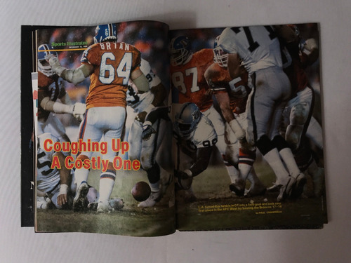 Revista Sports Illustrated Dic 1985 Marcus Allen L A Raiders (Usado)