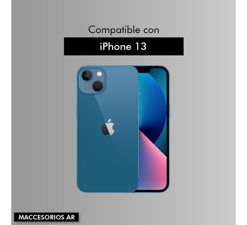 Imagen 4 de 10 de Funda Antishock Compatible iPhone 13 - Bordes Reforzados