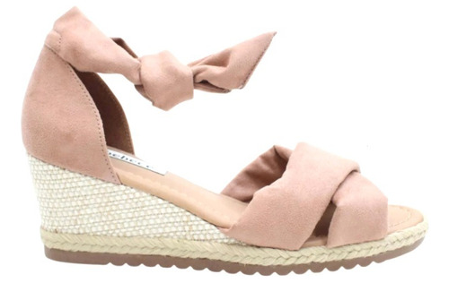 Sandália Anabela Espadrilhe Feminina Bebece 5821-661 Antique