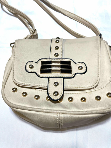 Cartera Bandolera Morral Color Beige