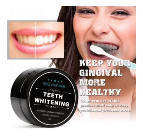 Blanqueador Carbon 60gr Dientes Blancos - g a $328