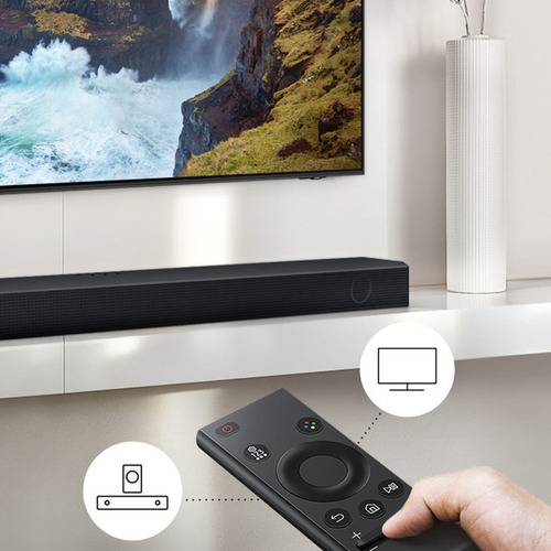 Barra De Sonido Samsung Hw-q700c 320w Con Subwoofer Dimm