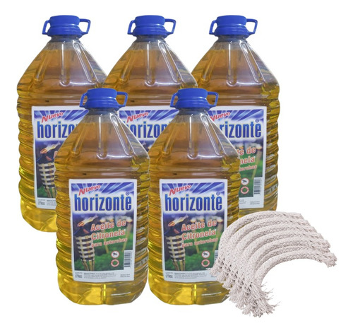 Aceite  Citronela P/antorchas X 5 L - Pack X 5