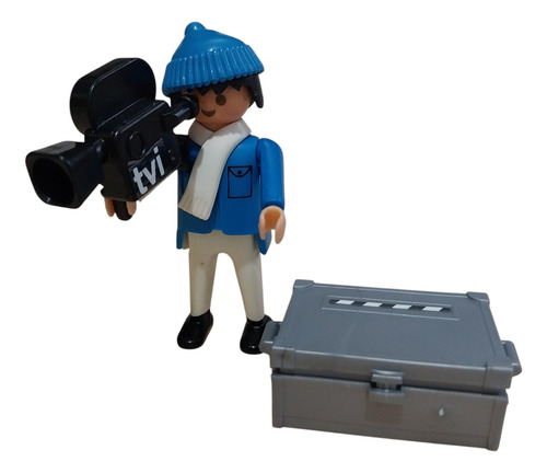 Playmobil Camarografo Con Accesorios Sin Caja Azul