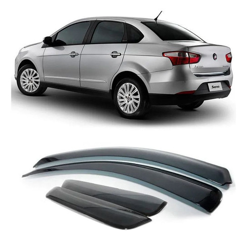 Calhas De Chuva Fiat Grand Siena - 2012 2013 2014 2015 2016